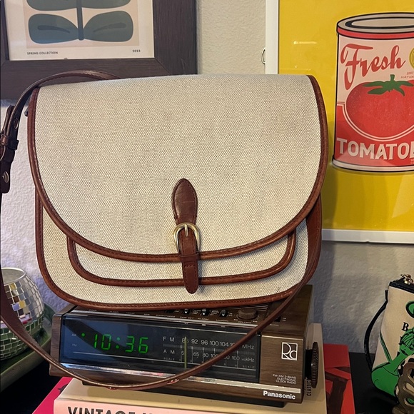 Sézane Sac Grande Romeo Ecru Canvas/Linen 💥Rare💥 and Pouchette - Picture 2 of 15